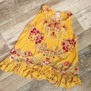 Like New Bila Brand Sleeveless Top Gold/Mustard Color Size L